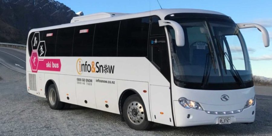 Where to catch the bus to the Queenstown ski fields